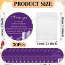 50 Pcs Funeral Favors Celebration of Life Favors for Purple Cork Coasters Bulk Round Absorbent Funeral Memory Cork Coaster with Bags Sympathy Gift for Memorial Party Guest Return Gifts