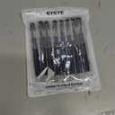 EYEYE Disposable Fountain Pens Fine Point, 8 Pack Black Calligraphy Pens for Writing, Stainless Steel Nib, Smooth Writing for Journaling, Drafting, Sketching, Doodling & Office Supplies