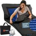 LifePro RejuvaWrap Infrared Sauna Blanket Portable Sauna Bag with 9 Temp Levels Low EMF Far Infrared Heating At Home Full Body Rejuvenation & Relaxation (Black With Stones)