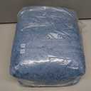 Blue Bathroom Rug 20x32 - Non-Slip Plush Thick Bath Mat, Highly Absorbent & Ultra Soft Fluffy Floor Mat, Machine Washable for Shower and Tub