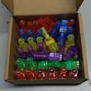 CHUNNIN 36 PCS Super Theme Hero Party Favors Hero LED Light Up Finger Lights, Glow in the Dark Hero Party Finger Light Bulk for Father Day Goodie Treat Bags Stuffers Super Birthday Party Supplies