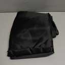 B-COOL Black Satin Tablecloth Rectangle Party Smooth Fabric for Holiday Reception Wedding Baby Shower Ceremony 2 Pack 90x132inch