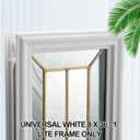 Pushglossy 8" x 36" Entry Door Glass Window Insert, Nouveau Sidelite