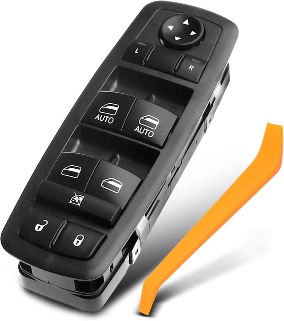YHTAUTO Master Power Window Switch Driver Side Replacement for Jeep Grand Cherokee & Dodge Durango 2014-2015, 11 Pins, w/o Power Folding Mirrors, Dual Auto Up and Down Window Control Switch