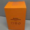 Underwear Washing Machine, Upgrade 1.5L Mini Portable Washing Machine Rechargeable Underwear Washer Deep Cleans Small Clothes for Apartment, Dorm, RV, Travel & Hotel Use (White)