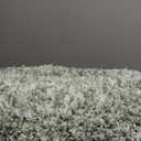 Yimobra Luxury Bathroom Rugs, Fluffy Bath Mats, Non Slip, Water Absorbent Microfiber, Machine Washable, Plush Runner Shower Rugs, Thick Matts for Bathroom Floor&Tub, 70"x 24", Light Green and White