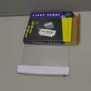 Juesi Flat Book Light Page Book Light for Reading in Bed at Night Clear LED Book Full Page Light Illuminator Panel Plate Lamp Board Wireless (White)