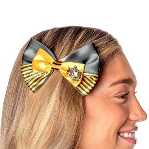 Harry Potter Hogwarts School Hufflepuff House Crest Hair Bow (Pack of 1))