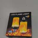 Y- STOP Upgraded LED Flame Light Bulbs, 4 Modes Flickering Light Bulb Outdoor with Upside Down Effect, E26 Base Flame Bulb for Christmas Decorations Outdoor, Halloween Lights, Party Decor (2 Pack)