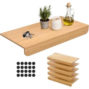 5 Pcs 36 * 12'' Wire Shelf Covers, Wood Shelf Covers for Wire Shelving, Pantry, Closet, Laundry Room, No Installation Required