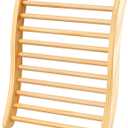 Mudder Sauna Backrest Infrared Wood Sauna Accessories Cedar Chair with Back Ergonomic Backrest for Slip-Resistant Barrel Resting