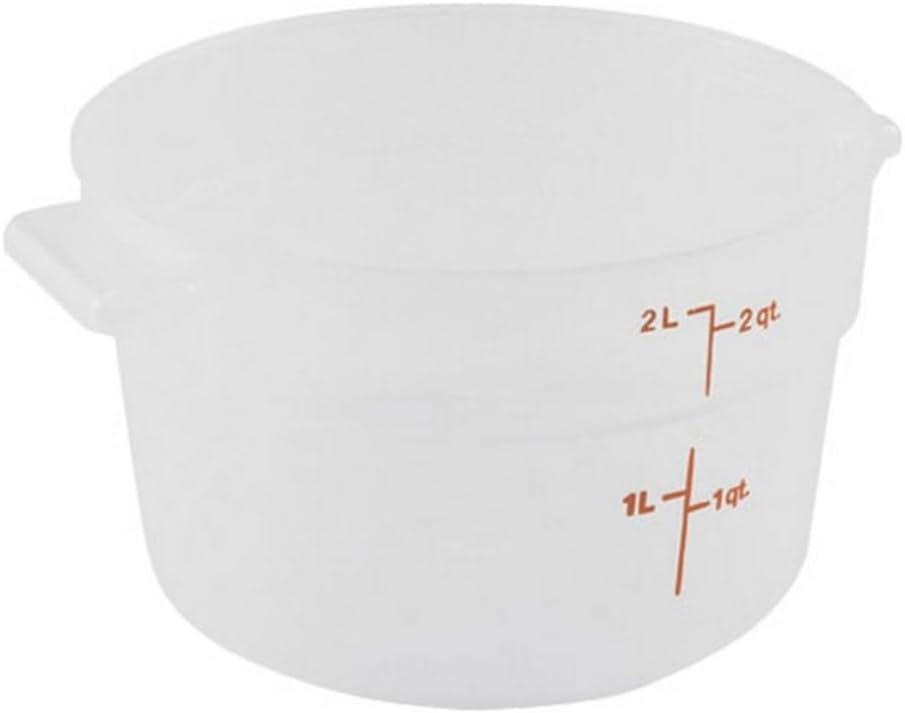 Cambro (RFS2PP190 2 Qt. Round Polypropylene Food Storage Container - Camwear