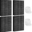 4-Pack Humidifier Premium Replacement Filters for LEVOIT Superior 6000S Smart Evaporative Humidifier + 2-Pack Top Fill Humidifier Filters Replacement, Gray