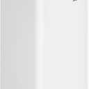 SONGMICS Kitchen Trash Can, 8-Gallon (30 L) Trash Bin, Stainless Steel Garbage Can, with Inner Bucket, Soft Close and Stays Open, Cloud White ULTB593W01