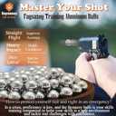 100Pcs 200Pcs 300Pcs .43 Caliber Hard Aluminum Balls, 1.83g Reusable Balls for Self Defense & Target Practice