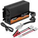 12V 50A Lithium Battery Charger, 14.6V 50A LifePO4 Battery Charger for 12.8V LiFePO4 Lithium Deep Cycle Rechargeable Battery, Multi Protections, Support Fast Charging, 12 Volt Charger for RV Boat Car