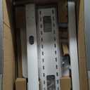 Steel Base Floor TV Stand with Power Outlet for 32-75 inch TVs up to 110 lbs, Leveling & Tilt & Swivel TV Stand with Hidden Wire Management, Height Adjustable TV Stand with Steel Shelf, White