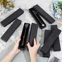 BENECREAT 12Pcs Black Jewelry Gift Boxes, 9.4x2.2x1.4inch Rectangle Cardboard Jewelry Case with Velvet Inner for Wedding, Birthday Party, Graduation, Anniversary