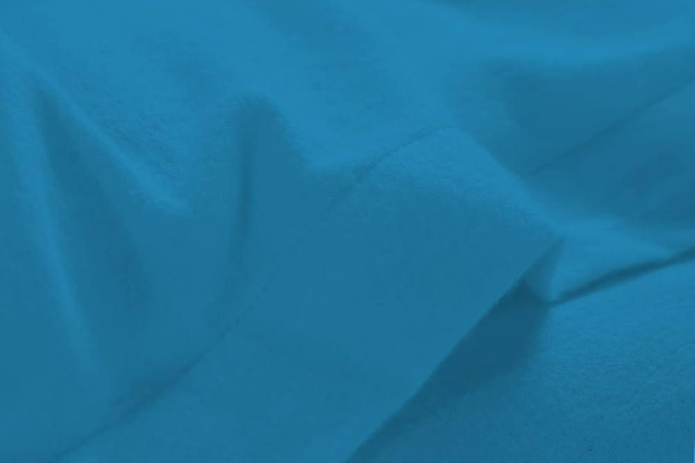 VIZALO Moisture Wicking Single Jersey Knitted Fabric, Polyester and Spandex, 60" Wide, Cut by The Yard for Clothing, Crafts, Home Decor, Upholstery, Shirts, Pet Clothing (Picton Blue, 3 Yard)