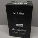 MIAMIO - Set of 6, Ceramic Stackable Cappuccino Cups Set / 6 Ounce Cappuccino Mugs and Saucer with Metal Stand for Coffee Drinks, Cafe, Latte, Americano and Tea - Le Papillon Collection (Red)