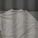SnowStorm Luxe® Blankets 100% Polyester White and Grey, 30x22"