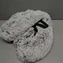 Calming Dog Bed Fluffy Plush Dog Mat for Furniture Protector with Removable Washable Cover for Large Medium Small Dogs and Cats (XS (31"x23.5"x5"), Light Grey)