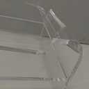 Egchi Acrylic Monitor Stand, 2 Tiers Computer Monitor Riser(20x8x5.5 Inch), Monitor Riser/Computer Stand for Home,Office,Business,PC Desk Stand for Keyboard Storage& Multi-Media Laptop Printer Screen