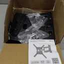 monTEK Full Motion TV Wall Mount for 23–65 Inch Flat & Curved TVs and Monitors, Swivel & Tilt Articulating Bracket, Max VESA 400x400mm, Holds up to 77 lbs, Perfect Center Design