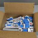 BeautyChen American Mahjong Tile Set, 166 Pcs 1.2" Mahjong Tiles with 3 Dices 1 Instruction, Mahjong Game Set for Adult Family & Friends Gatherings, Mahjong Lovers, Beginners (Blue)