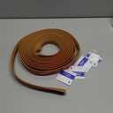 Flexible PVC Carpet Edge Trim Strip, Self Adhesive, Cuttable Carpet & Floor Transition Strip from Carpet to Tile, Waterproof Edging for Rugs & Mats, High Traffic Safety, for Carpet Thickness Within 5mm (20Ft, Brown)