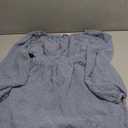 GRACE KARIN Girl Cute Fall Dresses Long Sleeve Ruffle Dress A Line Swing Flowy Solid Gray Blue 8Y