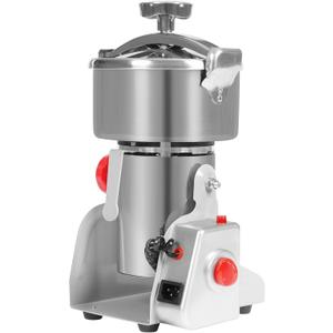 1500g Electric Grain Mill Grinder with High-pressure Cover, High Speed 4100W Commercial Grinders, Stainless Steel Powder Machine for Dry Grains, Coffee, Corn(1500g/3.3lbs - B)