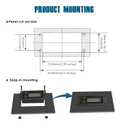 Runleader RL-BI609B Battery Power Meter, DC12V to 24V, Low Battery Reminder & Waterproof Design.