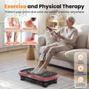 AXV Vibration Plate Fitness Platform Exercise Machine Vibrating Shaking Full Body Shaker Workout Vibrate Stand Shake Board Sport for Weight Loss Fat Burner for Gym Home Office