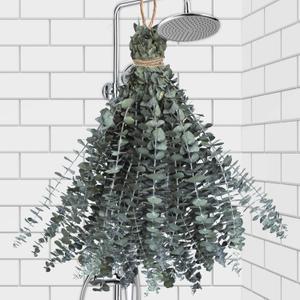 24 PCS Real Dried Eucalyptus Stems for Shower Hanging-17'' Large Preserved Plants Shower Plants Shower Stuff for Shower Decor, Fresh Eucalyptus Leaves, Fragrance, Bathroom Vase Decor