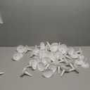 Mumufy 50 Pcs Easter Vigil Candlemas Church Plastic Candle Holders Bulk Candlelight Service Reusable Candle Holders with Drip Cups Protectors for Church Vigils Memorial Congregational Party Supplies