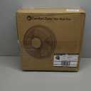 Comfort Zone Oscillating Wall Mount Fan with Adjustable Tilt, 16 inch, 3 Speed, Metal Grille, 90 Degree Oscillation, Airflow 14.07 ft/sec, Ideal for Home, Bedroom, Gym & Office, CZ16W