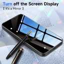 10 x Privacy Screen Protector for iPhone 13/13 Pro Mirrored Film for iPhone 14, Perfect Mirror Effect, Shatterproof, Touch Sensitive, with Large Glasses Cloth to Remove Fingerprints