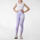 4 Pack Girls Printed Leggings Soft Yoga Pants Kids Tie-Dye Leggings (7-8 Years, Multicolor 9)