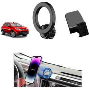 PZK Car Phone Mount for Toyota RAV4 2013-2015 2016 2017 2018 Accessories Custom Air Vent Compatible with Magsafe Phone Holder Hands Free 360 Rotation Cell Phone Automobile Cradles