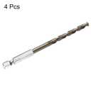 5 x HARFINGTON 4pcs M35 High Speed Steel Cobalt Twist Drill Bit 5.2mm/0.04" Dia with Quick Change 1/4" Hex Shank Jobber Drill Bit for Metal, Steel, Copper, Aluminum, Zinc Alloy