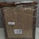 11x14 Picture Frame Set of 4, Made of Glass and Rustic Brown Wooden Frame, Display 8x10 Pictures with Mat or 11 x 14 Posters without Mat for Wall Mounting, Gallery Photo Frames