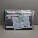 Bulletin Board - 35 x 17.5 inches Decorative Felt Pin Board - Cork Board Alternative for Wall - Foldable Photo Board Self-Adhesive Prayer Board with 20 Pushpins - Black