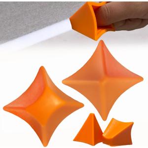 4 x 2PCS Silicone Seam Tools, Reusable Caulk Smoothing Tool Silicone Caulking Tool Caulking Applicator Finishing Tool for Bathroom Grout Kitchen Sink Floor Finish