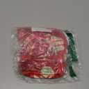 Round Spandex Christmas Tablecloth, Elastic Fitted Waterproof Tablecloths for 36"-44" Tables, Stretch Washable Picnic Table Cover for Christmas Dinner, Box Snowflake