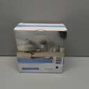 TriPole Portable Standing Fan, 8000mAh Rechargeable Oscillating Fan with Remote, 8.1'' Quiet Pedestal Floor Fan with LED Display & Timer, Foldable Small Desk Fans for Bedroom, Office, Camping, Travel (Black)