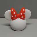 Disney Minnie Mouse Squishy Light, Color Changing, Night Light for Kids, USB Lamp, Battery Operated, Dimmable, Ideal for Bedroom, Playroom, Living Room, and More, 66945