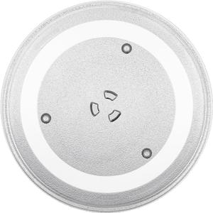 12.5" Microwave Plate Replacement 12 1/2 Inch Universal Microwave Glass Turntable Compatible with GE/Samsung/Panasonic/Maytag/Toshiba/Magic Chef/Daewoo/Amana/Oster and More