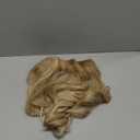 KooKaStyle Invisible Wire Hair Extensions Long Straight Layered Synthetic with Transparent Wire Adjustable Size 6 Secure Clips Hairpieces for Women 16 Inch (16 Inch, H1860A#Beige Blonde)