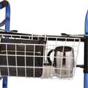 NOVA Folding Walker Basket with Cup Holder Bottom Liner Insert, Universal Fit, Easy On and Off